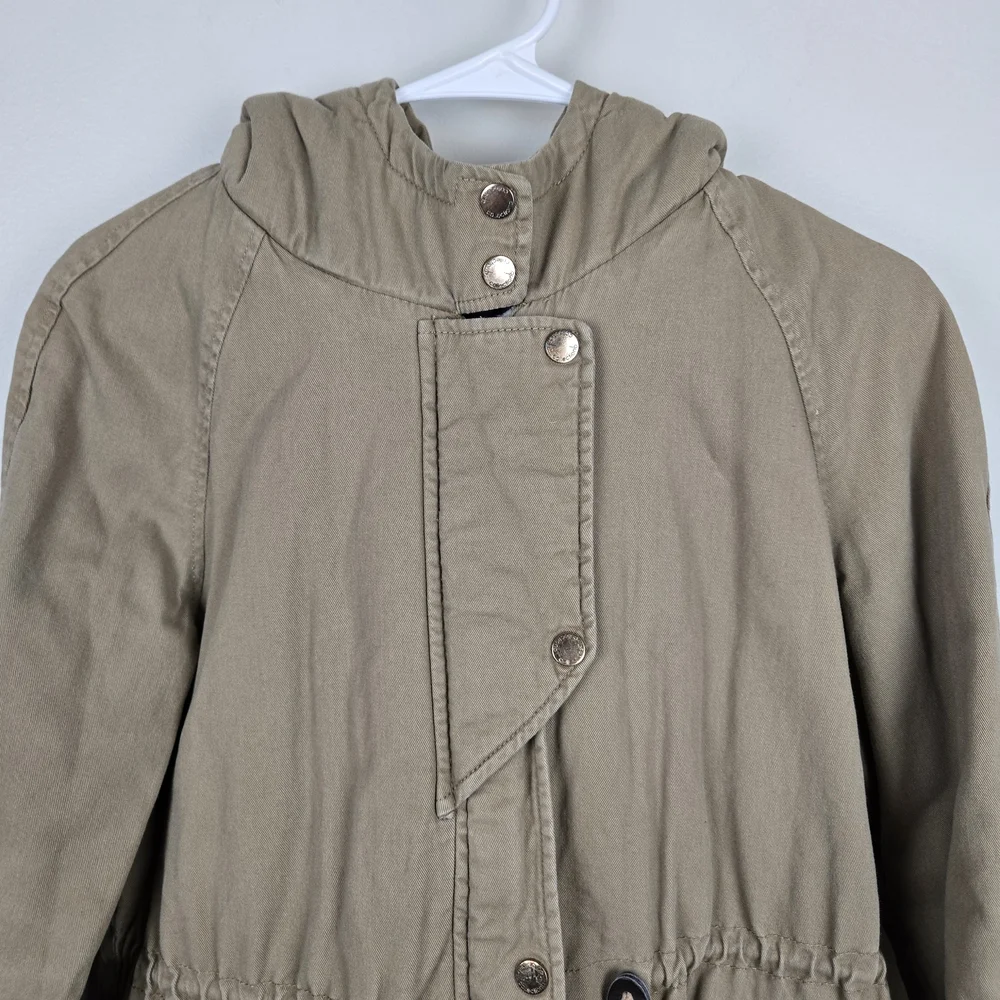 Collection B Women's Utility Jacket in Light Brown - Picture 2 of 14